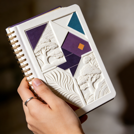 Sculpted Cover Spiral Journal