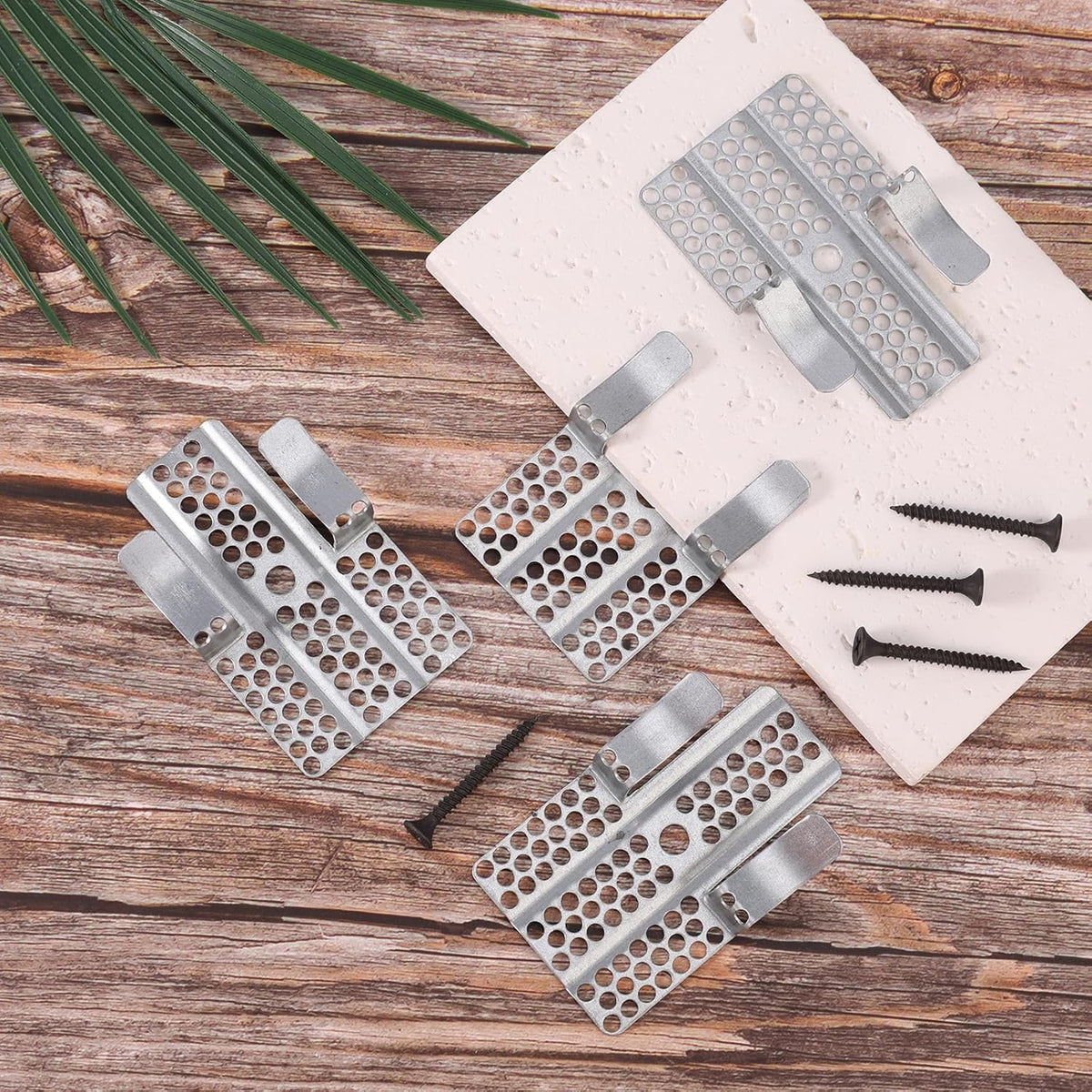 🔥LAST DAY 49% OFF - 🛠️🔩Hosday® Drywall Repair Clips Kit - No-Stud Wall Patch Support