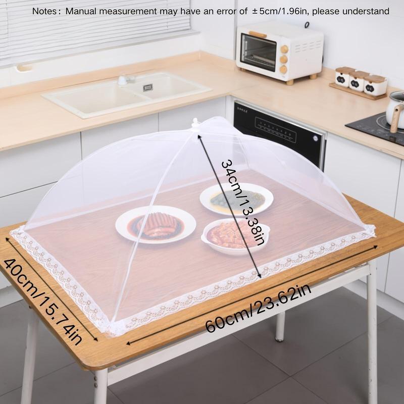 🚗 NUR HEUTE: 80 % RABATT ✨ 🧺  Hosday® Foldable Mesh Food Cover — Keep Bugs Out & Freshness In 🌿✨